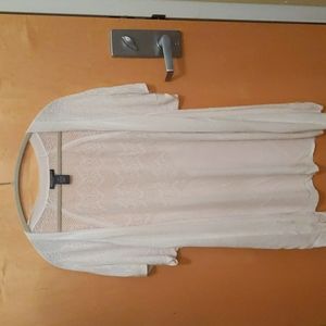 Chelsea & Theodore short sleeve cardigan 2X